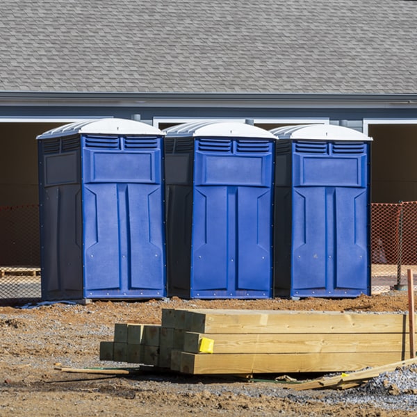 are there any restrictions on where i can place the portable restrooms during my rental period in Beaver Arkansas